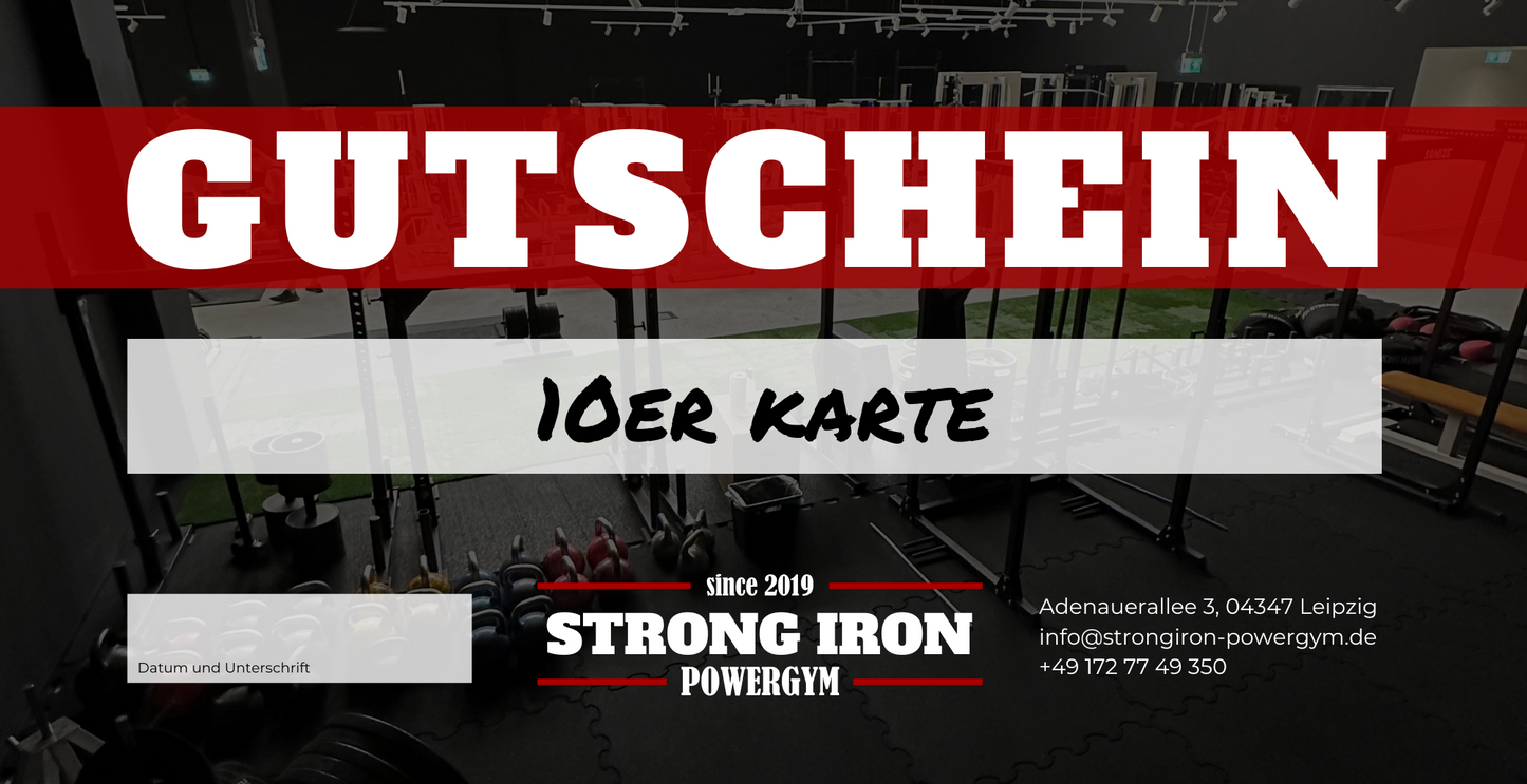 Gym Gutschein