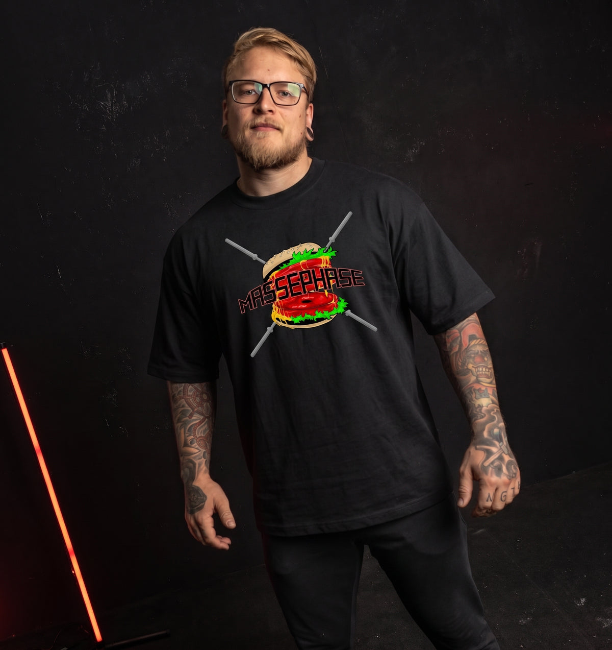 Massephase - Organic Oversize Shirt am Model