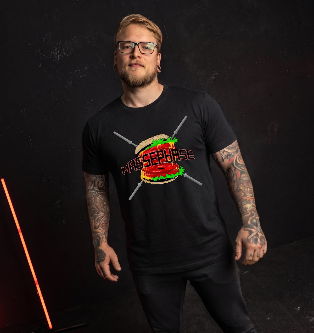 Massephase - Organic Shirt am Model