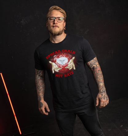 Spread Chalk Not Hate - Organic Shirt am Model