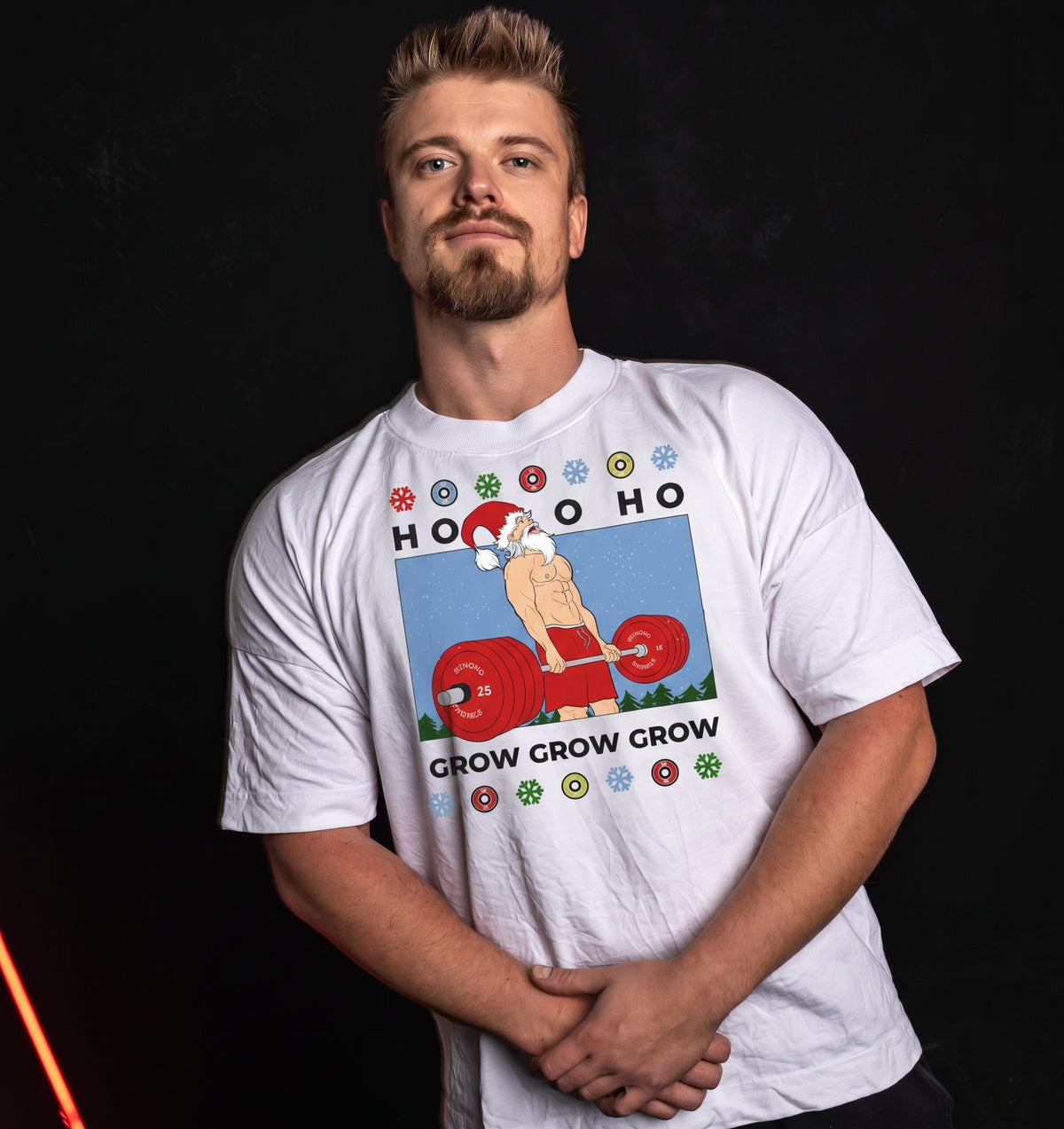 Wheynachtsmann - Organic Oversize Shirt am Model